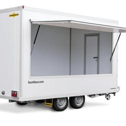 Humbaur Type HVK Verkoopwagen leeg 1-as 419x213x228cm 1800kg