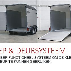 Debon Roadster 900 Aluminium / 3500kg (Servicedeur + zijdeur)