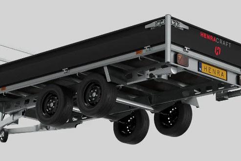 Henra plateauwagen Craft Series geremd  290x170cm / 1350kg