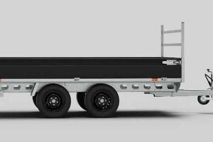 Henra plateauwagen Craft Series geremd  290x170cm / 1350kg