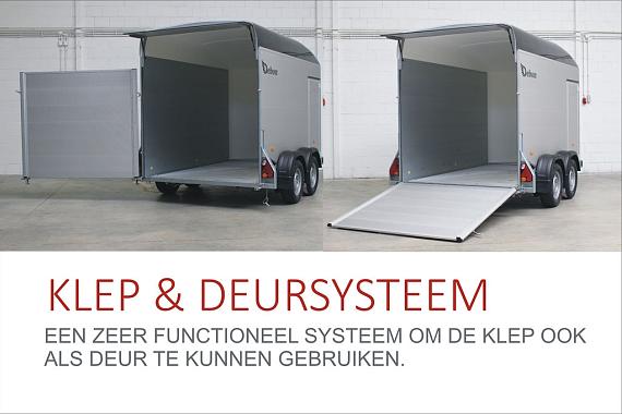 Debon Roadster 900 Aluminium / 3500kg (Servicedeur + zijdeur)