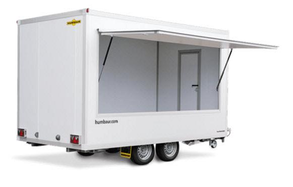 Humbaur Type HVK Verkoopwagen leeg 1-as 419x213x228cm 1800kg