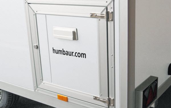 Humbaur Type HVK Verkoopwagen leeg 1-as 419x213x228cm 1800kg