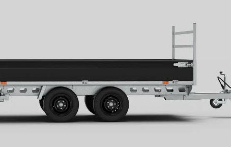 Henra plateauwagen Craft Series geremd  290x170cm / 1350kg