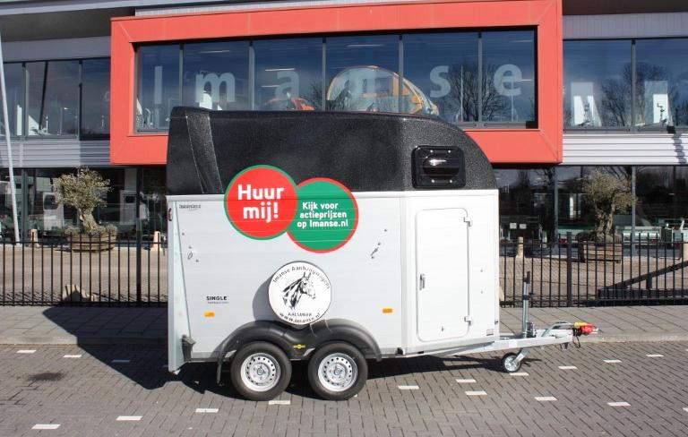 Humbaur Single 1.5 paards met zadelkamer